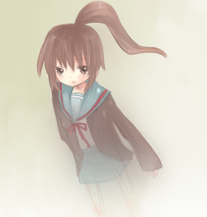 kyonko (suzumiya haruhi no yuuutsu) drawn by yoshimura_azusa