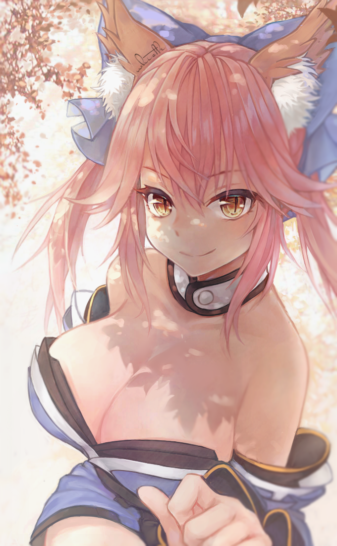tamamo and tamamo no mae (fate and 1 more) drawn by tadashi-kun