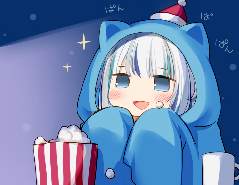 gawr gura (hololive and 1 more) drawn by karory