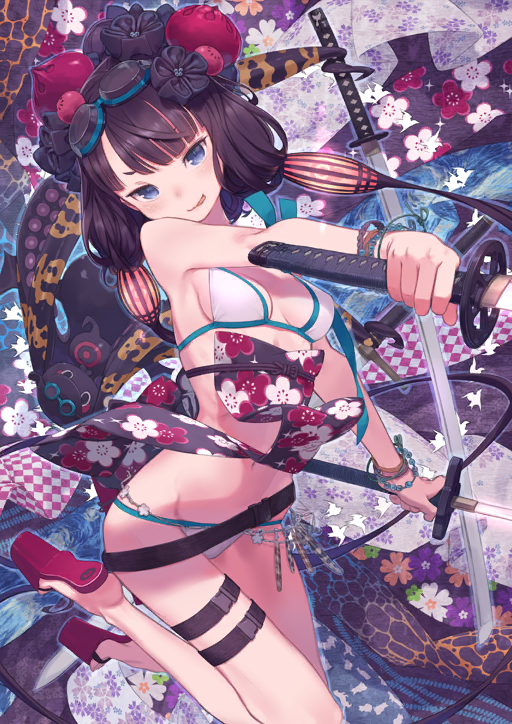 katsushika hokusai and tokitarou (fate and 1 more) drawn by kuroboshi_kouhaku
