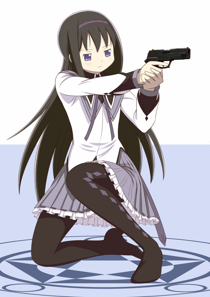 akemi homura (mahou shoujo madoka magica) drawn by cap_(dkdm-d)