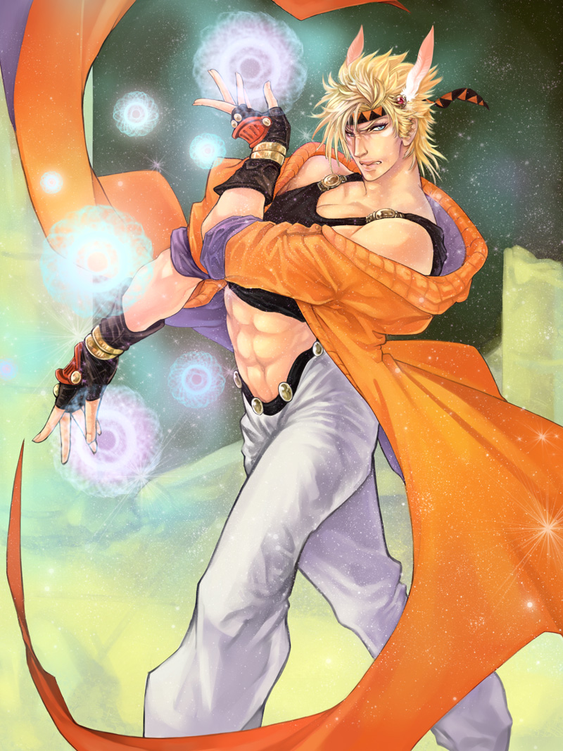 caesar anthonio zeppeli (jojo no kimyou na bouken and 1 more) drawn by majide_nikui193