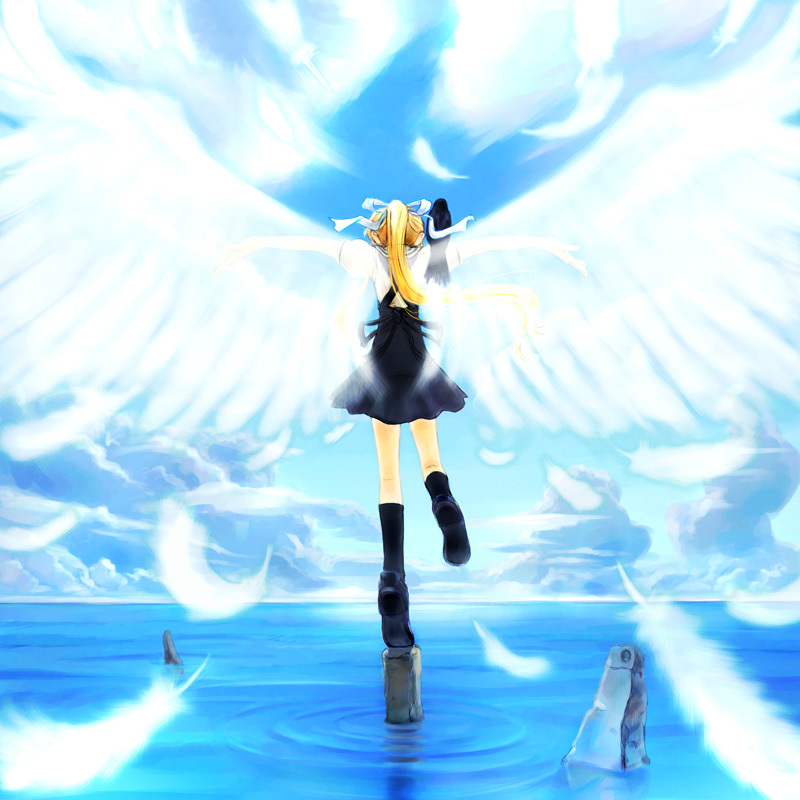 kamio misuzu and sora (air) drawn by kou1