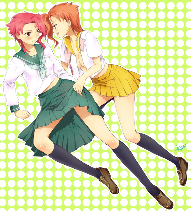 kakyoin noriaki and rubber soul (jojo no kimyou na bouken and 1 more)