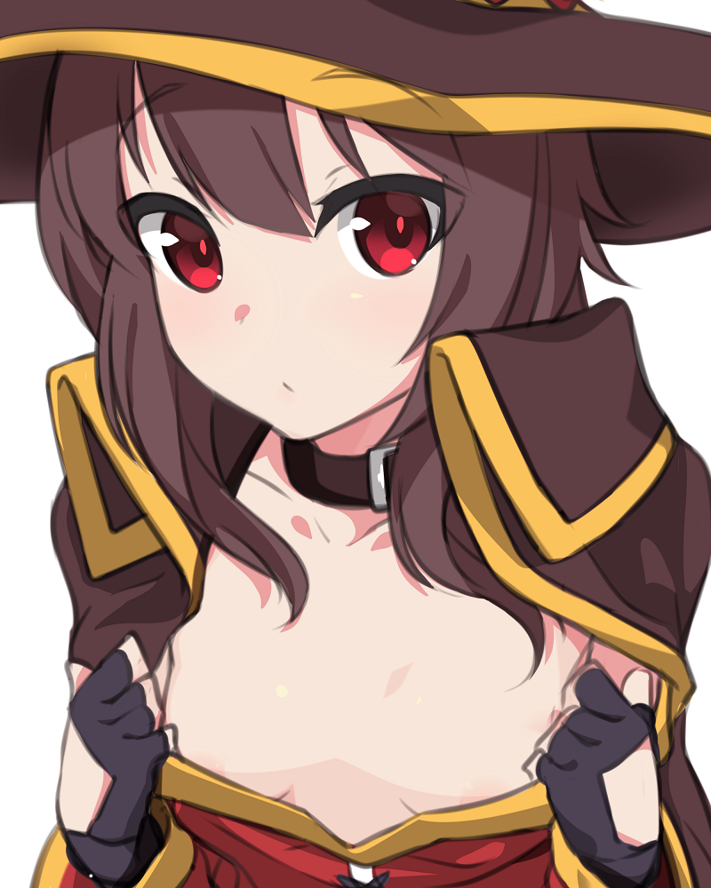 megumin (kono subarashii sekai ni shukufuku wo!) drawn by kuro_mushi