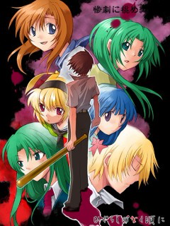 furude rika, ryuuguu rena, houjou satoko, sonozaki mion, sonozaki shion, and 2 more (higurashi no naku koro ni)