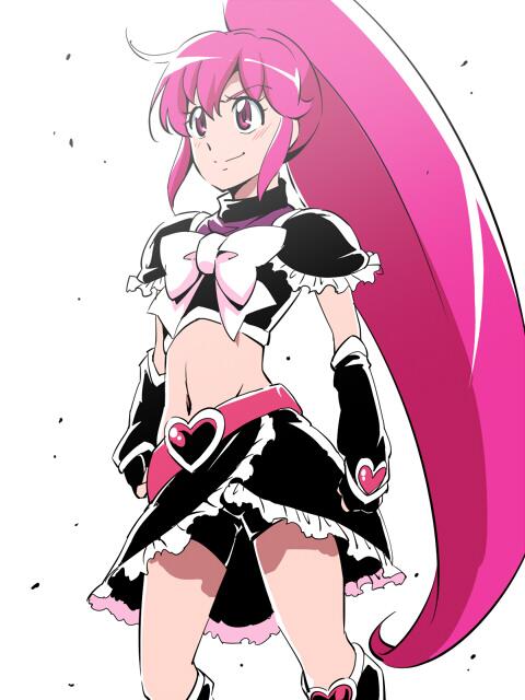 cure black, aino megumi, and cure lovely (precure and 2 more) drawn by tj-type1