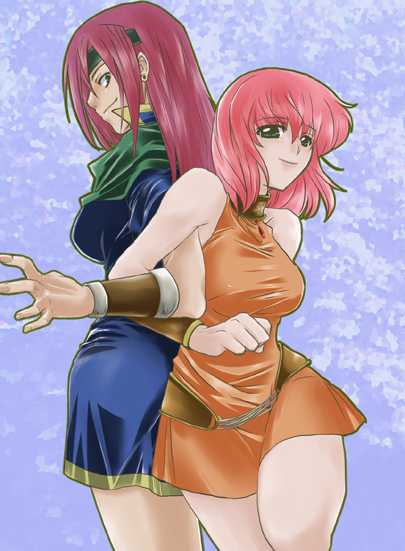 lenna charlotte tycoon and faris scherwiz (final fantasy and 1 more) drawn by magnetic