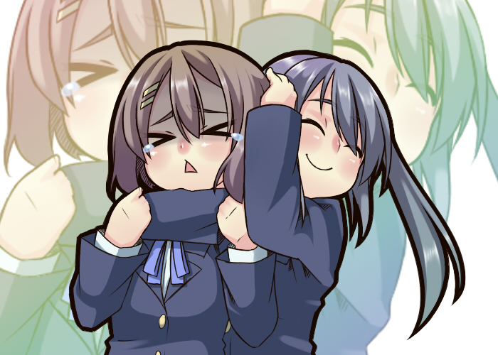 nakano azusa and hirasawa yui (k-on!) drawn by akutsu
