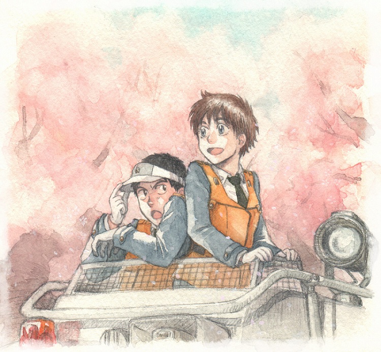 izumi noa and shinohara asuma (kidou keisatsu patlabor) drawn by ususionorisio