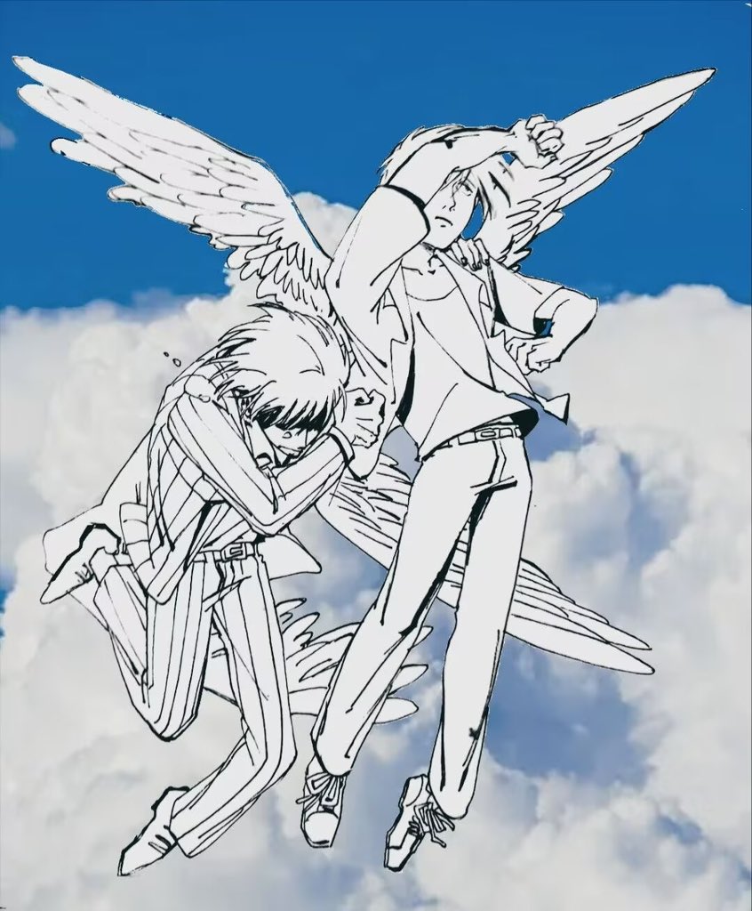 akagi shigeru and hirayama yukio (fukumoto mahjong and 1 more) drawn by nanji_yuan_zhumin