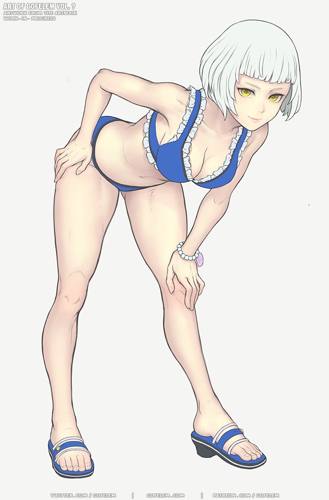 elizabeth (persona and 1 more) drawn by gofelem