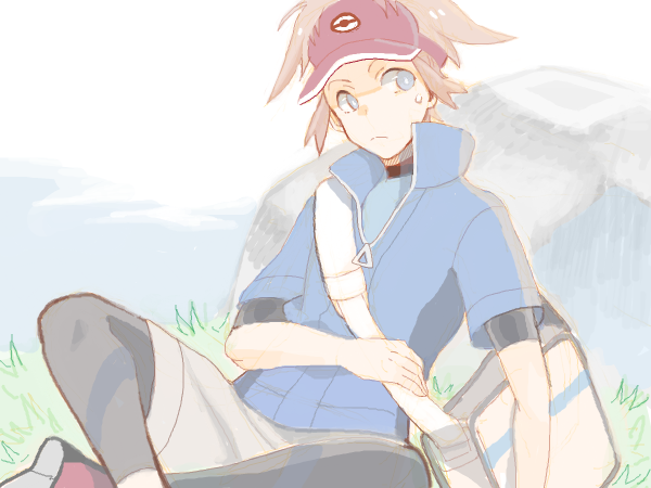nate (pokemon and 1 more) drawn by ikuryomaga