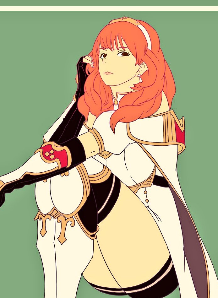 celica (fire emblem and 1 more) drawn by truejekart