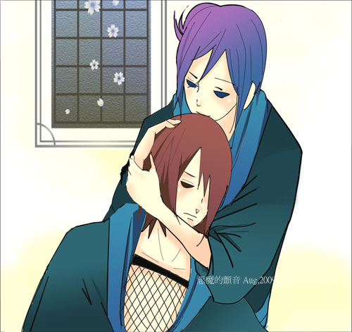 konan and nagato (naruto and 1 more) drawn by allegrodevilstrill