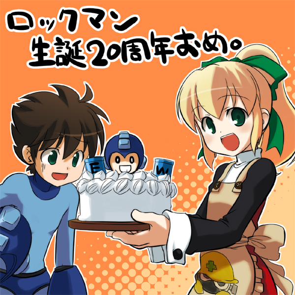 roll and mega man (mega man) drawn by pesi