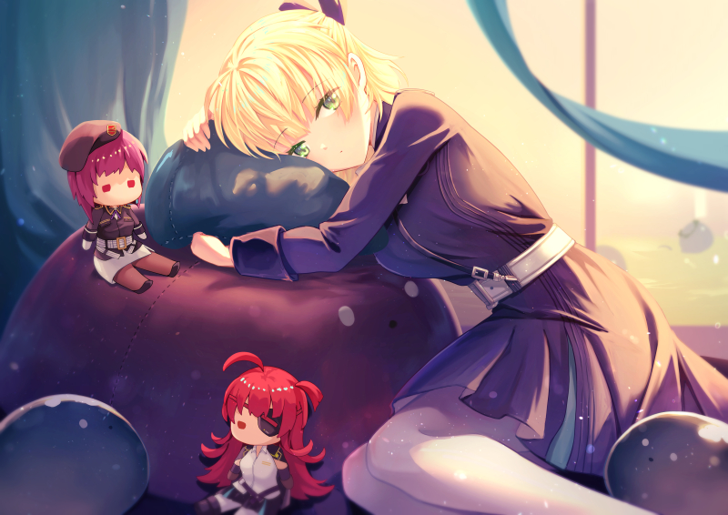 narvy, nanase nanami, tezuka saki, and asami makiko (heaven burns red) drawn by yumicha