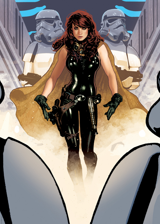 mara jade (star wars) drawn by adam_hughes