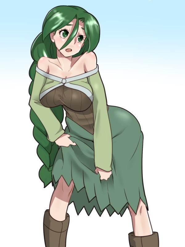 cheryl (pokemon and 1 more) drawn by zaitsu
