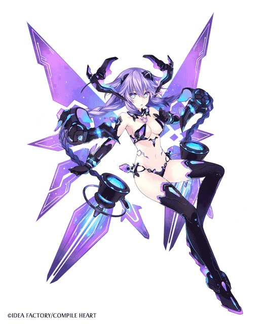 purple heart (neptune and 1 more) drawn by tsunako