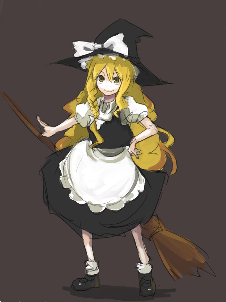 kirisame marisa (touhou) drawn by kasa_(hitori_sanka)