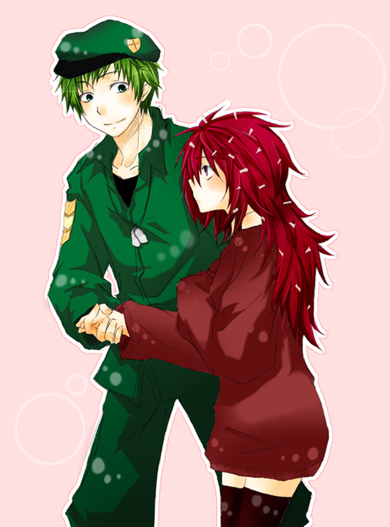 flaky and flippy (happy tree friends) drawn by yuro_(shur0)