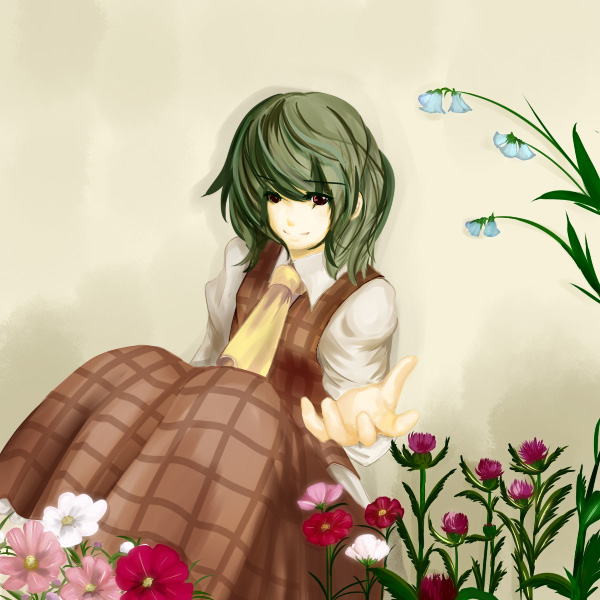 kazami yuuka (touhou) drawn by hato_return