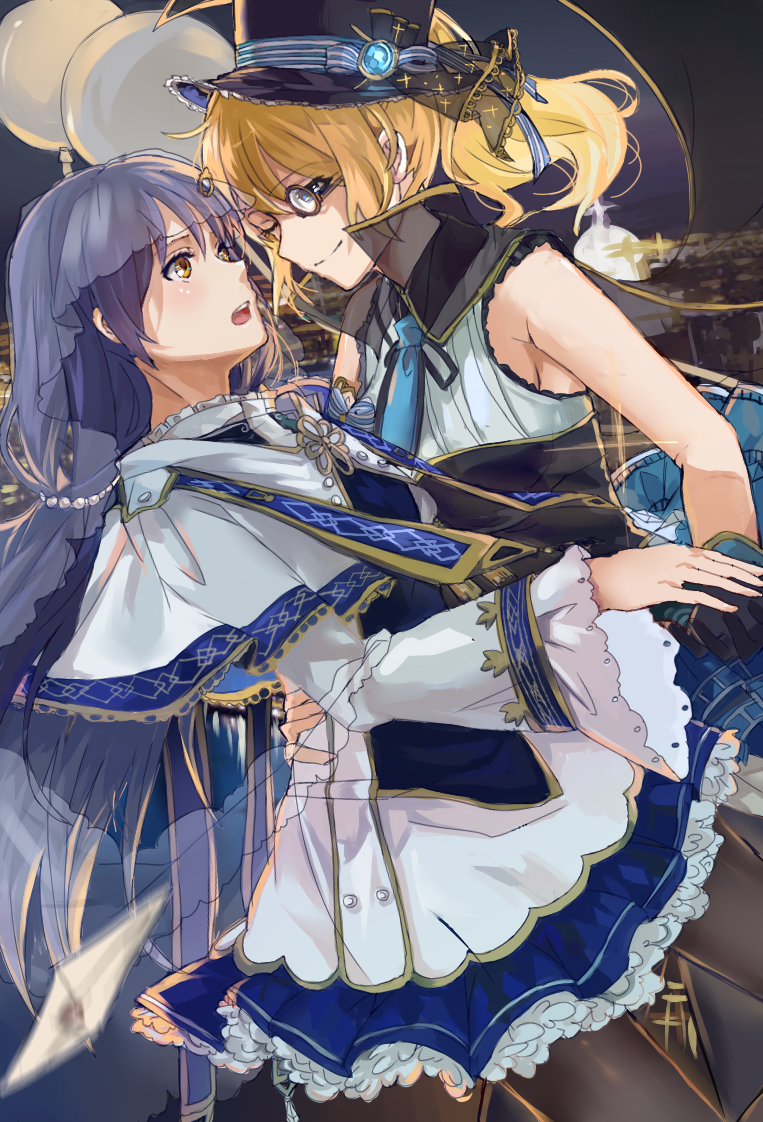 sonoda umi and ayase eli (love live! and 2 more) drawn by lanlanlu_(809930257)