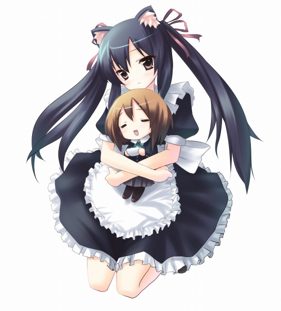 nakano azusa and hirasawa yui (k-on!) drawn by usume_shirou