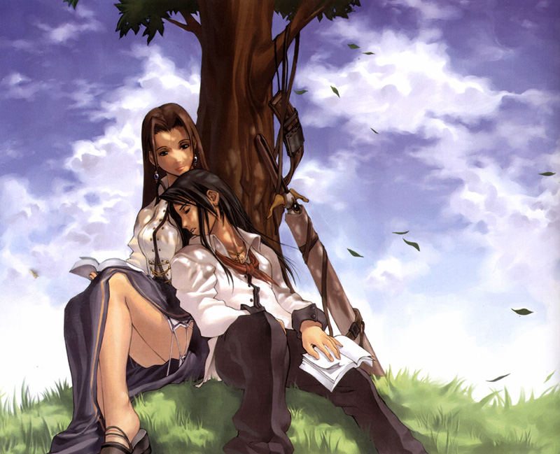 empress christina and albatini de medich (the war of genesis and 1 more) drawn by kim_hyung_tae