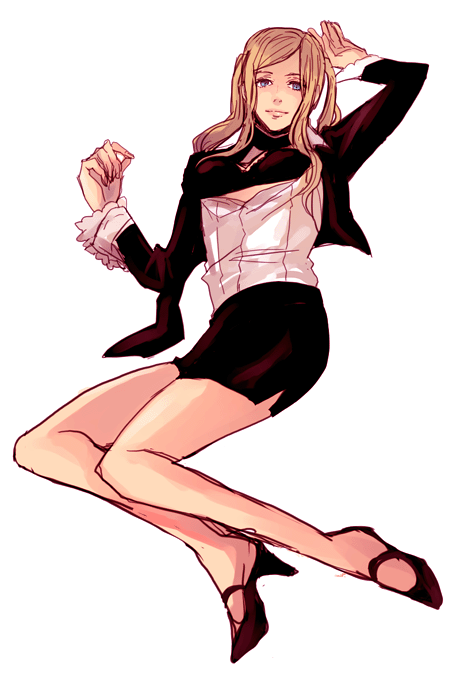 sylvia christel (no more heroes) drawn by sudachips