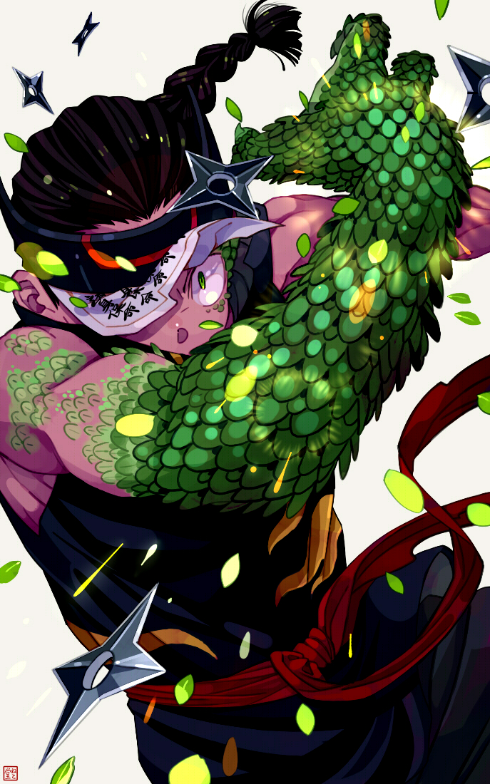 rin hiryu (boku no hero academia) drawn by nekodou_(yukatin1000)