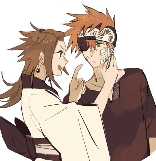 lavi and chomesuke (d.gray-man) drawn by oilon