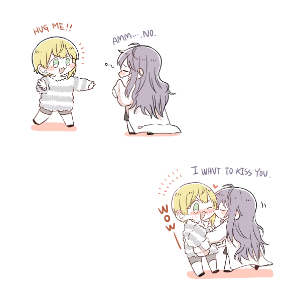ichinose shiki and miyamoto frederica (idolmaster and 1 more) drawn by bowwow_(hamju94)