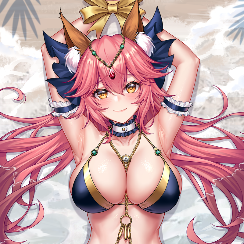 tamamo and tamamo no mae (fate and 3 more) drawn by kl501