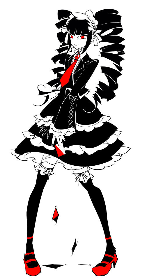 celestia ludenberg (danganronpa and 1 more) drawn by yukizen
