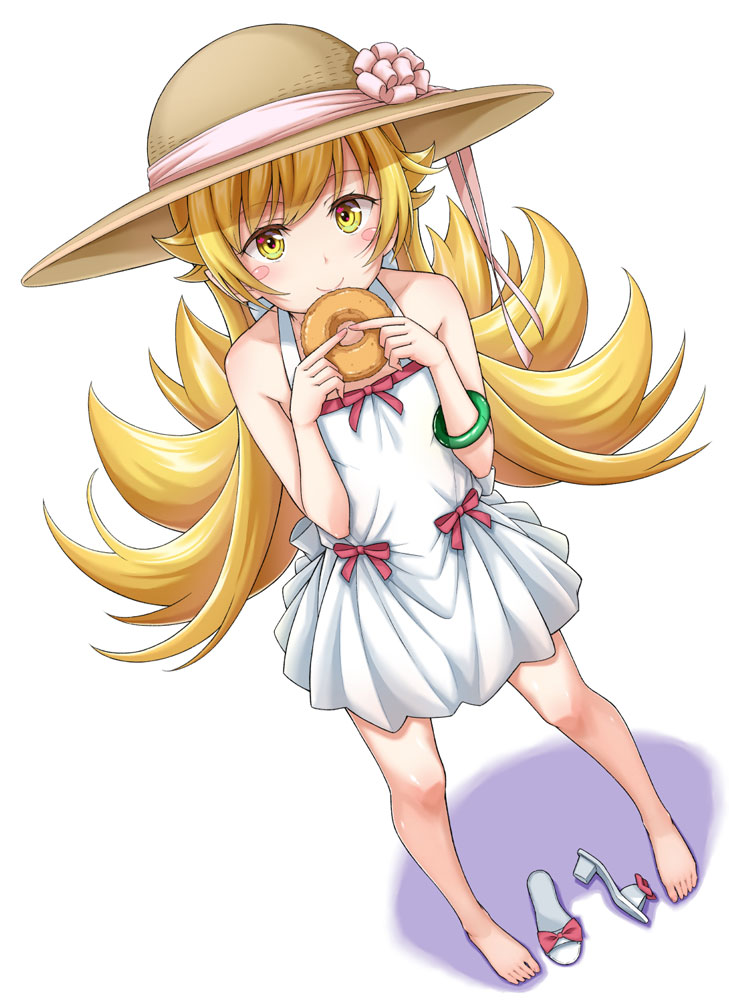 oshino shinobu (monogatari and 1 more) drawn by shakunetsujigoku