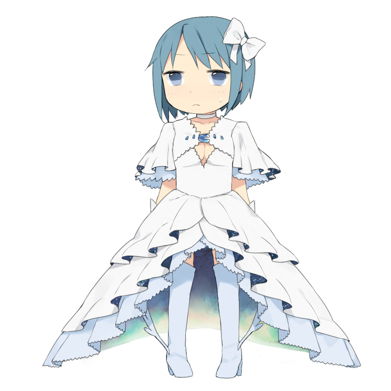 kaname madoka, miki sayaka, and ultimate madoka (mahou shoujo madoka magica) drawn by tsuduya_(knt31)