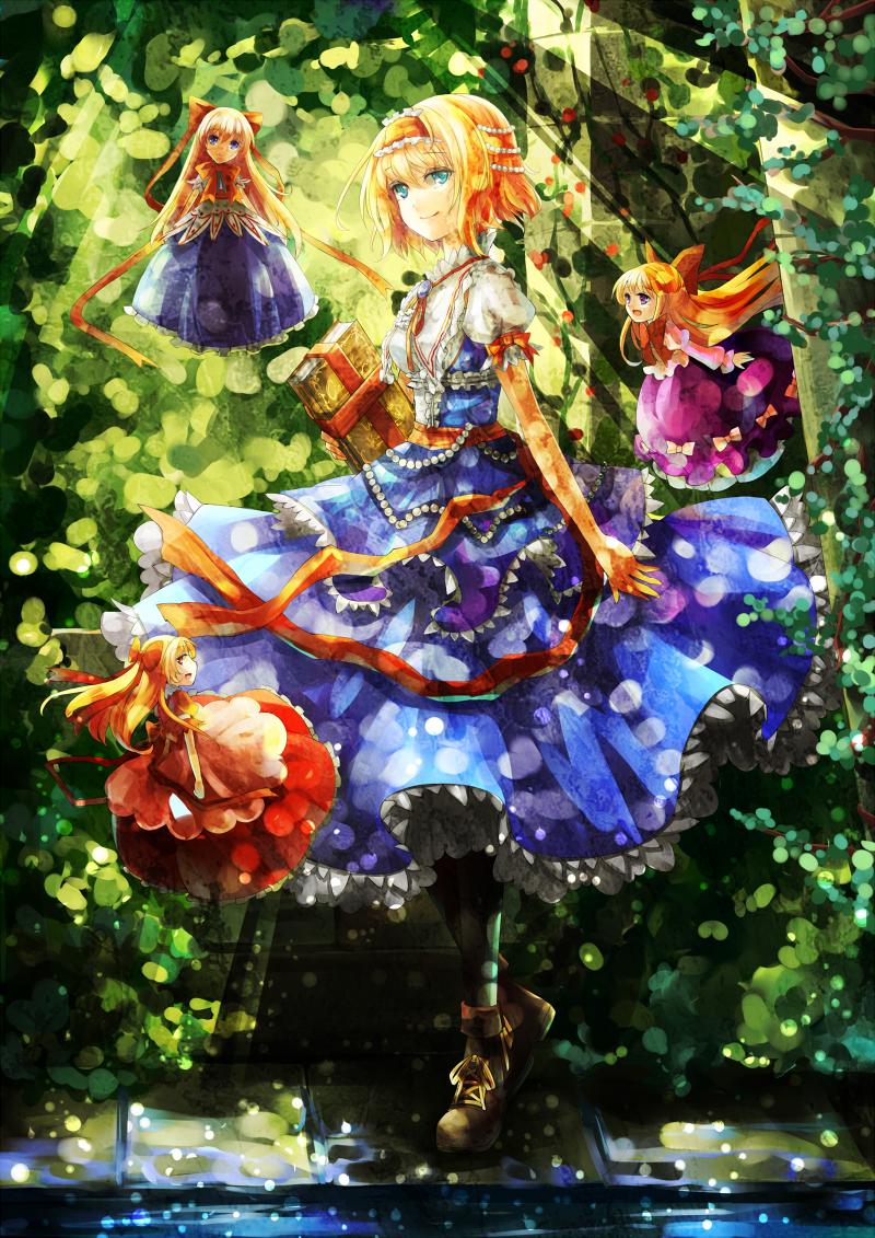 alice margatroid and shanghai doll (touhou) drawn by vetina