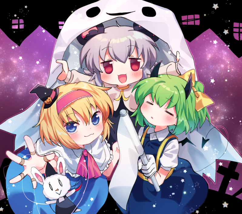 alice margatroid, nazrin, daiyousei, nyon, diyusi, and 1 more (touhou and 1 more) drawn by xox_xxxxxx