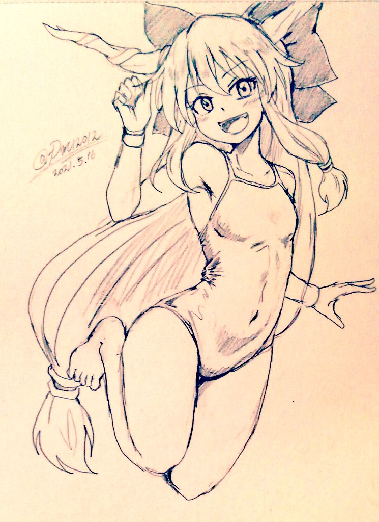 ibuki suika (touhou) drawn by d-m_(dii_emu)
