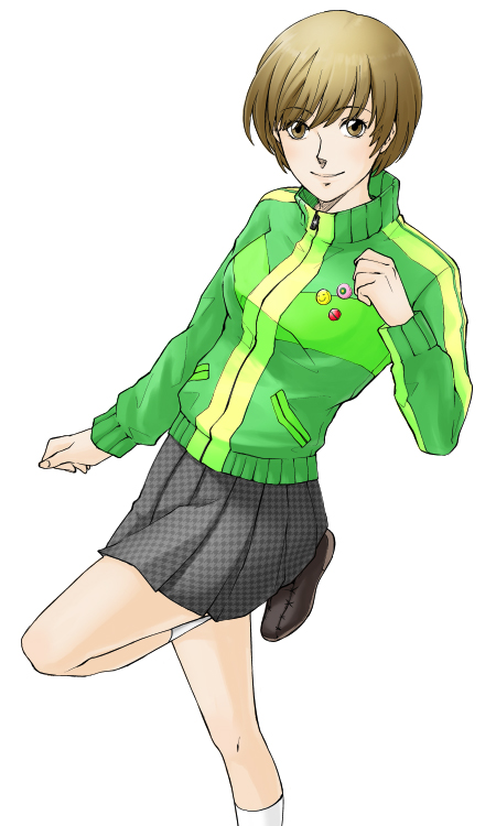 satonaka chie (persona and 1 more) drawn by yuka_(pixiv_id1607442)