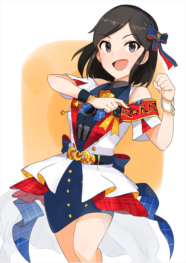 saejima kiyomi (idolmaster and 2 more) drawn by kakuanko