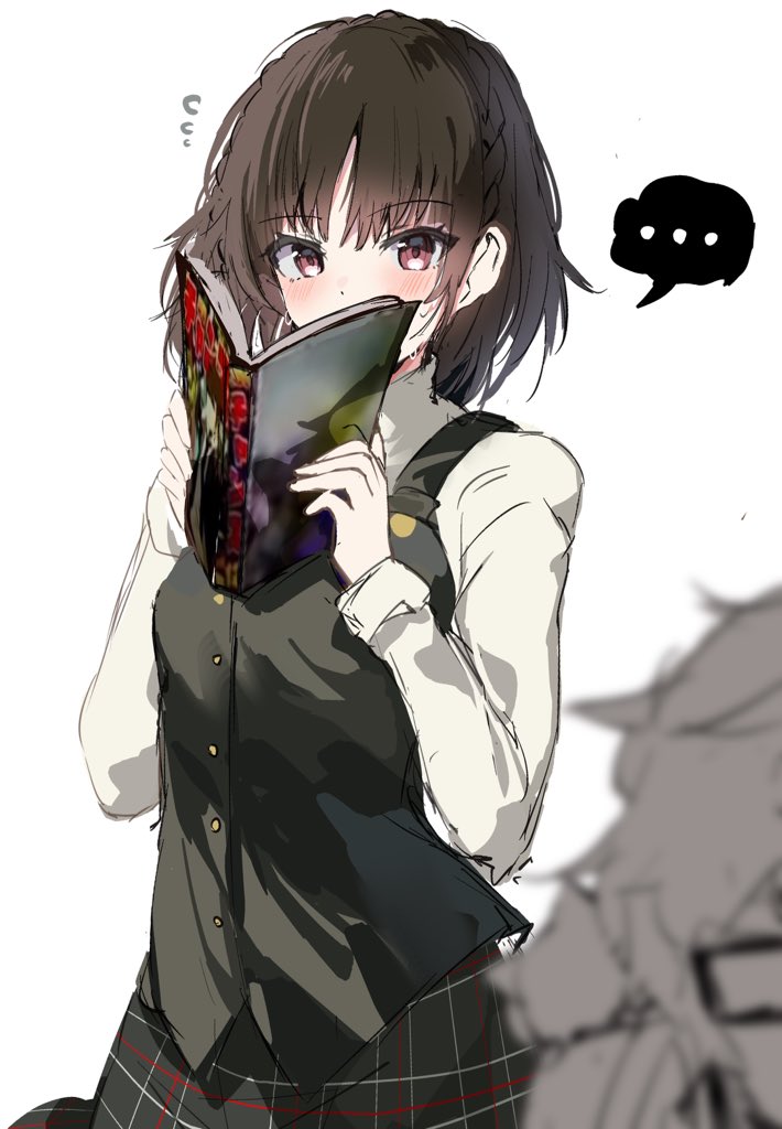 amamiya ren and niijima makoto (persona and 1 more) drawn by sb_(akagikeai)