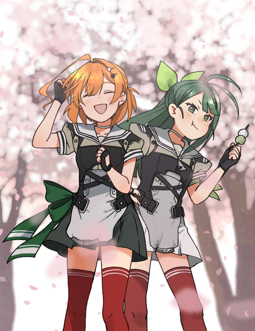 kaya and sugi (kantai collection) drawn by annin_musou