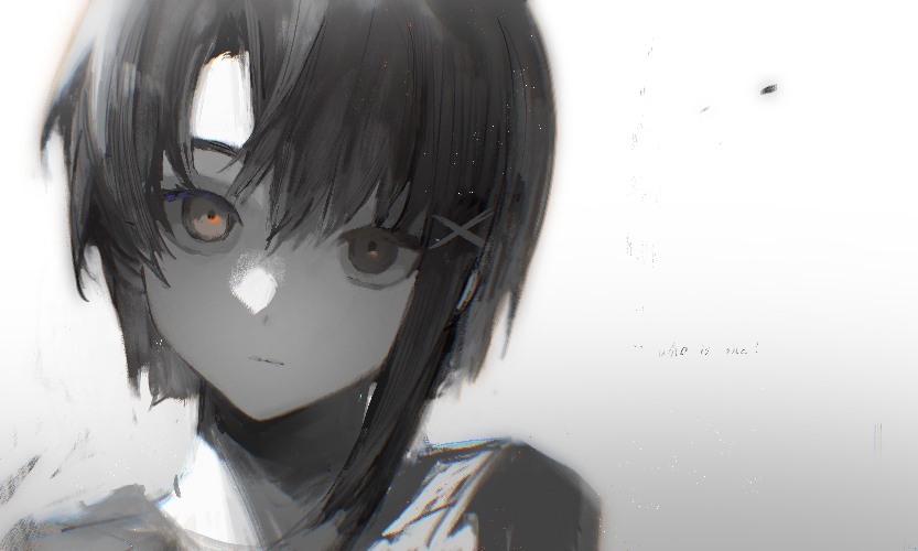 iwakura lain (serial experiments lain) drawn by watanabe_kawa