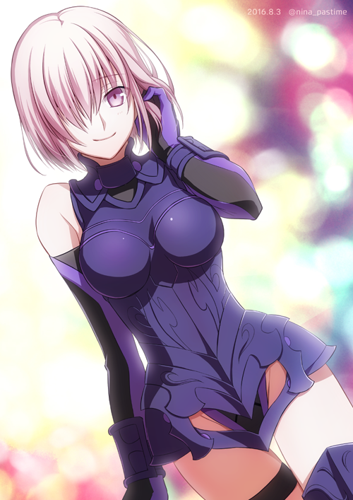 mash kyrielight (fate and 1 more) drawn by nina_(pastime)