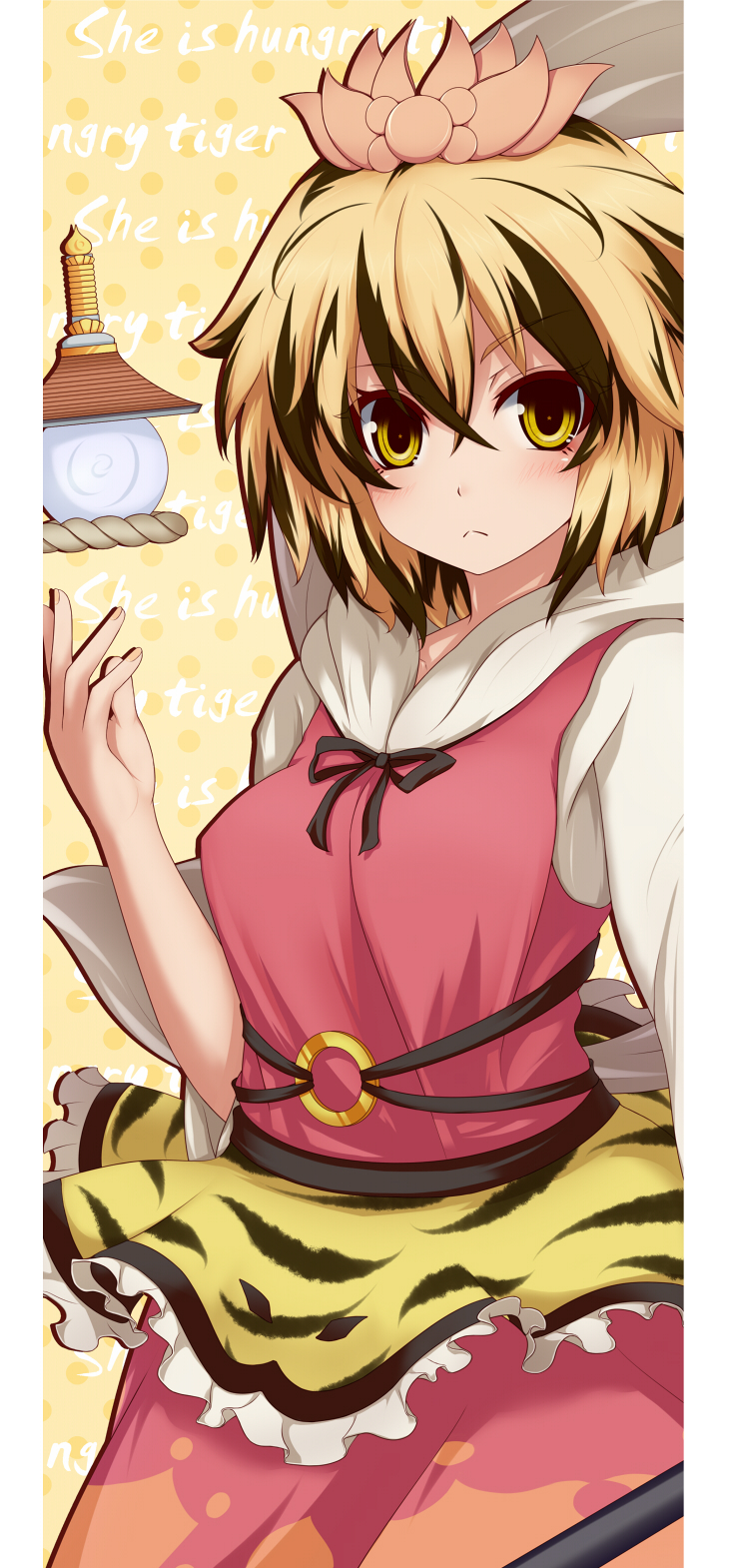 toramaru shou (touhou) drawn by asuto3