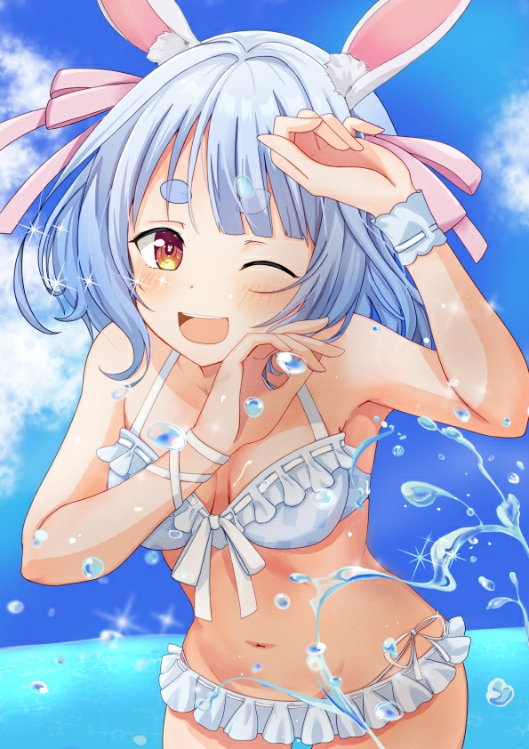 usada pekora (hololive) drawn by shachikunoosamu