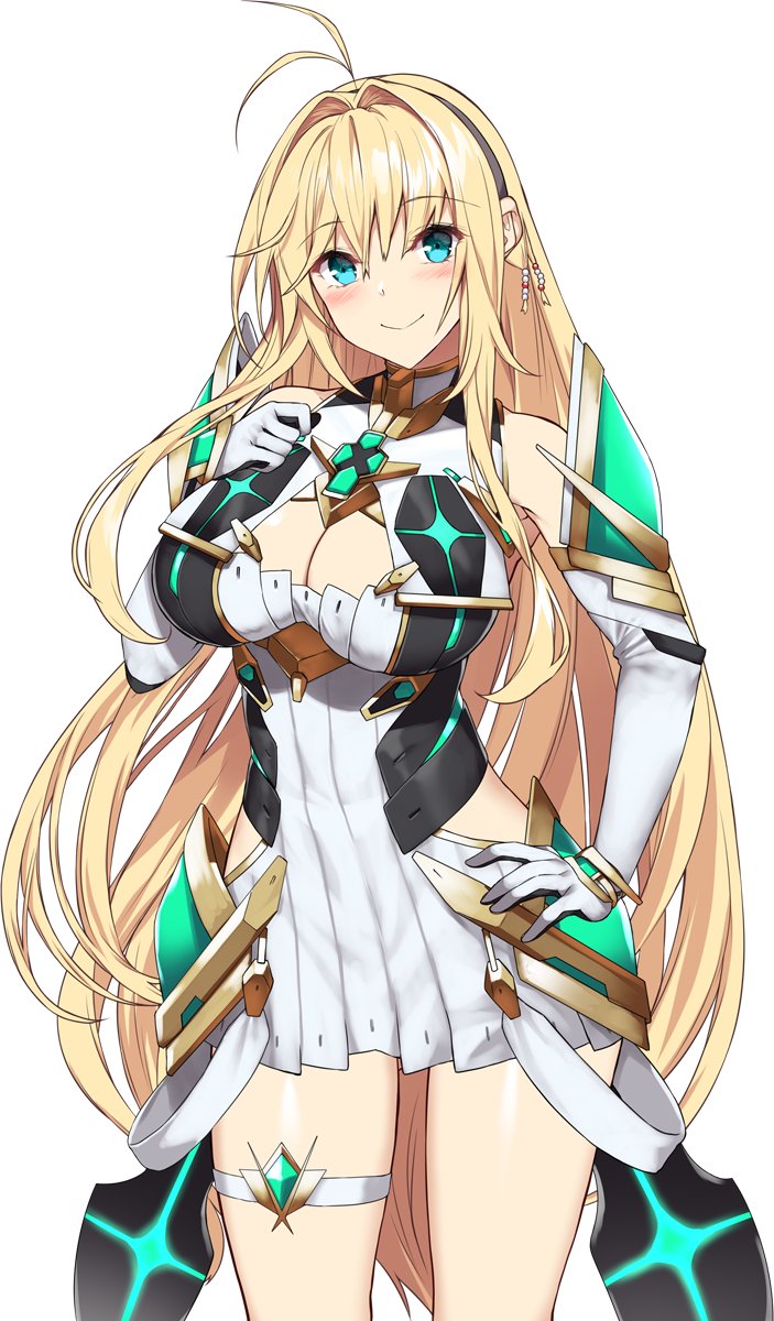 mythra and tsurumaki maki (xenoblade chronicles and 2 more) drawn by yappen